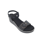 Glitter Buckle Wedges