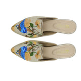 Canary Crest Mules