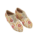 Golden Regalia Embroidered Pumps