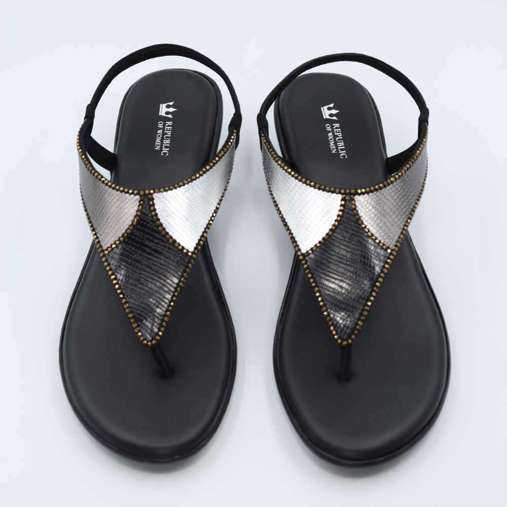 Onyx Charm Sandals