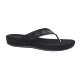 Essential Black Comfort Chappals