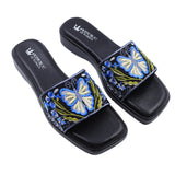 Shadow Mosaic Sandals