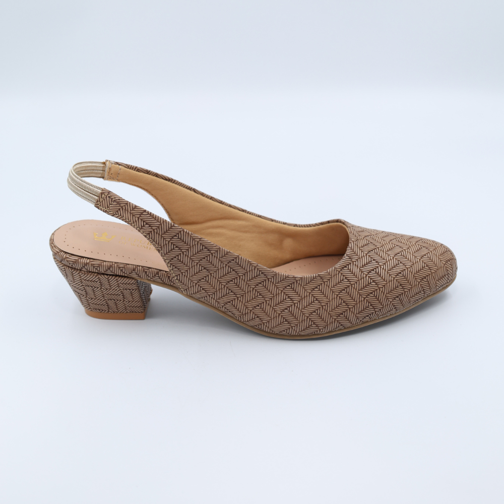 Champagne Net Slingbacks