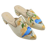 Canary Crest Mules