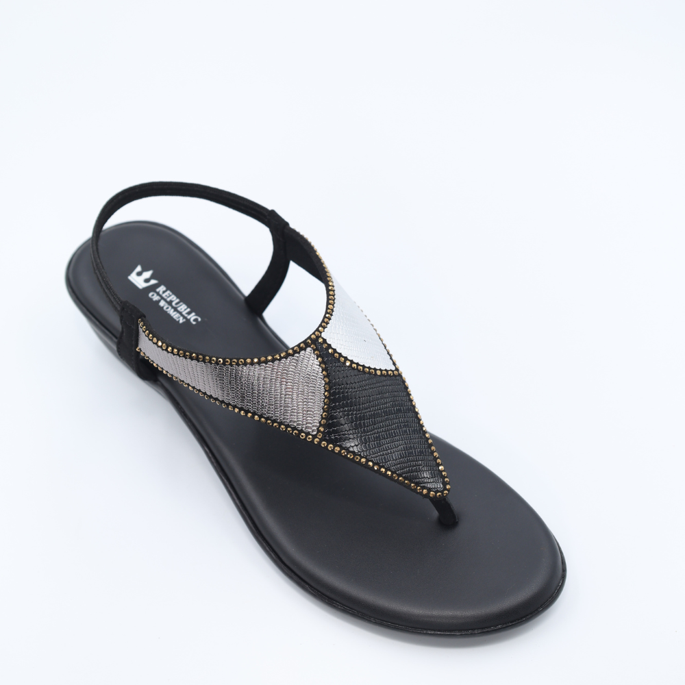 Onyx Charm Sandals